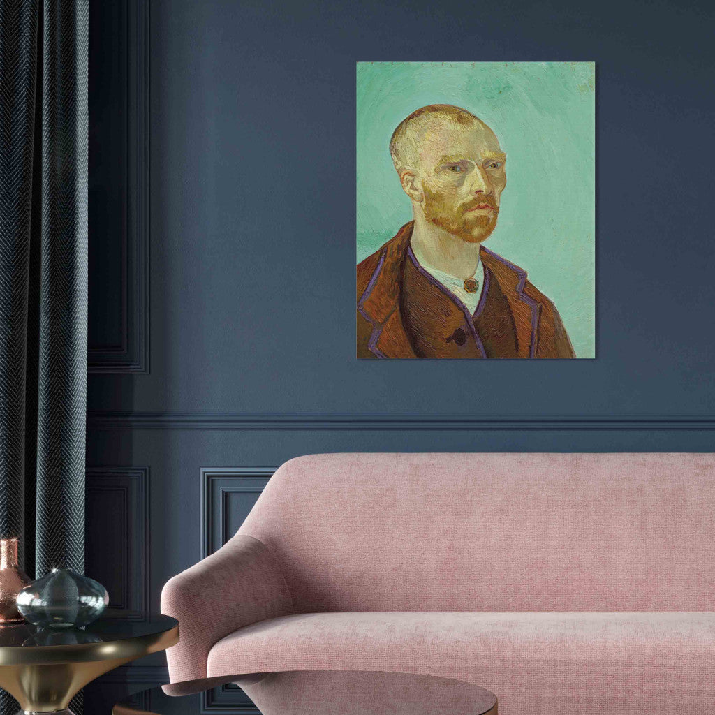 Gleznas reprodukcija - Vincent van Gogh - Selfportrait dedicated to Paul Gauguin