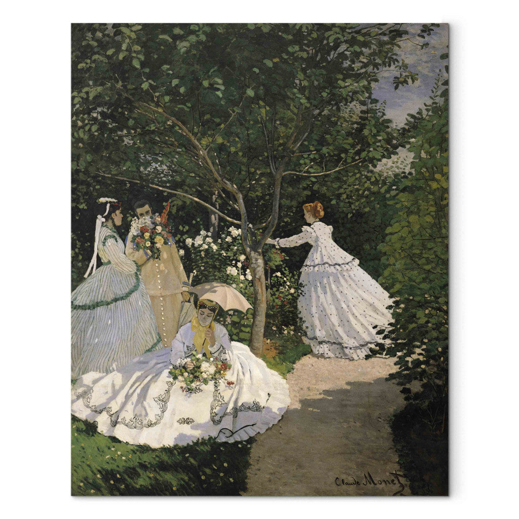 Gleznas reprodukcija - Claude Monet - Women in the Garden