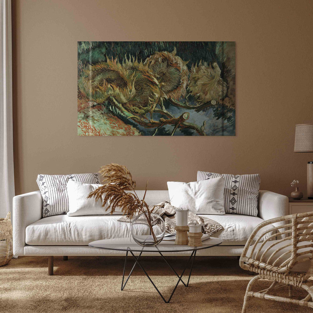 Gleznas reprodukcija - Vincent van Gogh - Four Cut Sunflowers