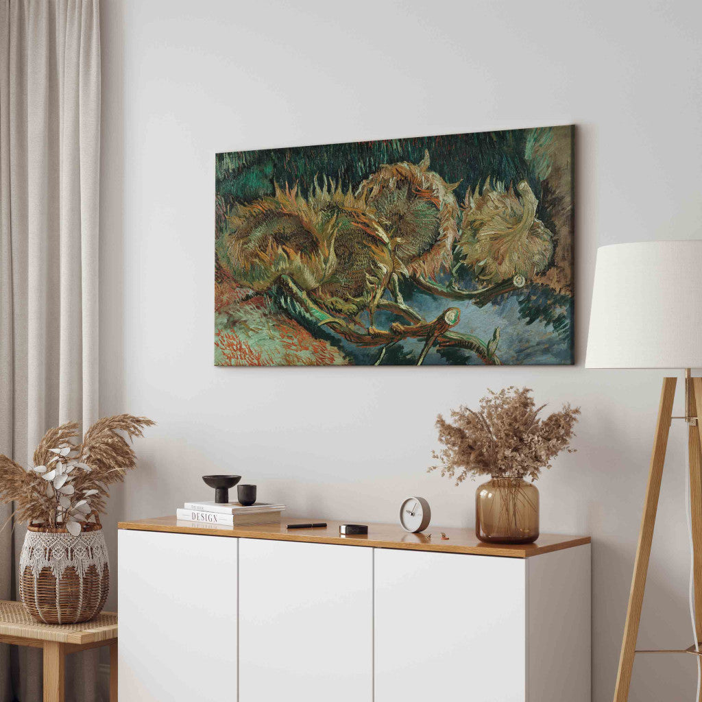 Gleznas reprodukcija - Vincent van Gogh - Four Cut Sunflowers