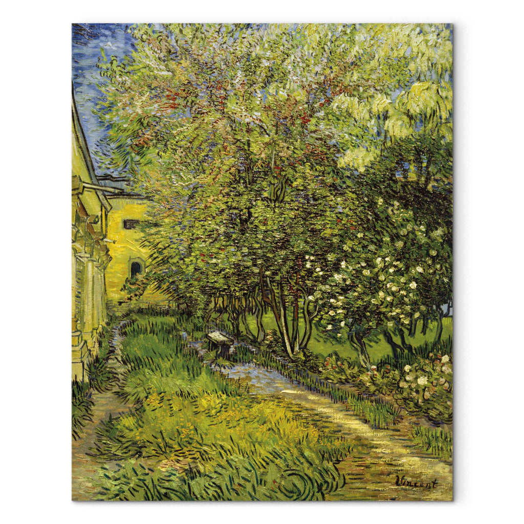 Gleznas reprodukcija - Vincent van Gogh - Garden of Saint -Paul Hospital