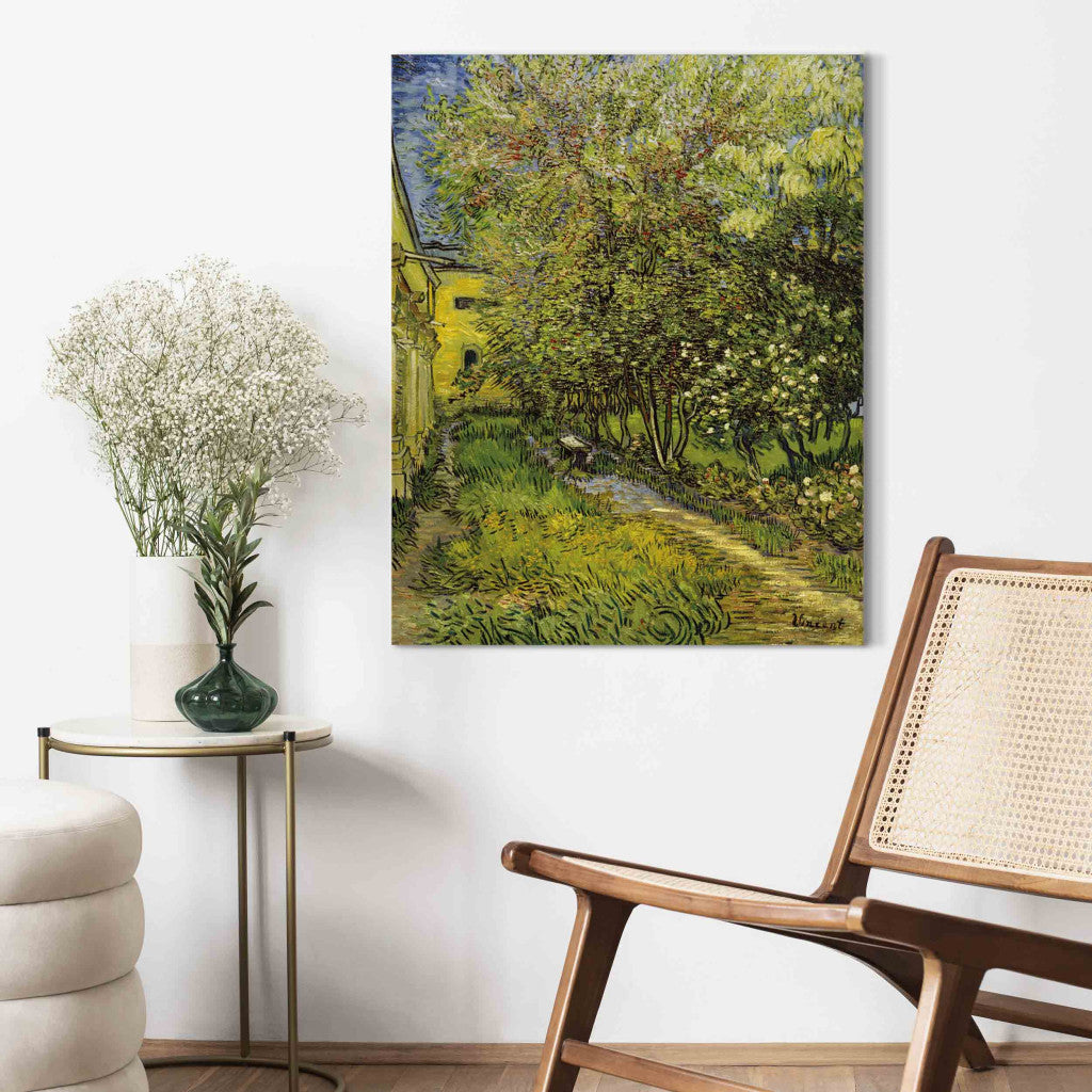 Gleznas reprodukcija - Vincent van Gogh - Garden of Saint -Paul Hospital