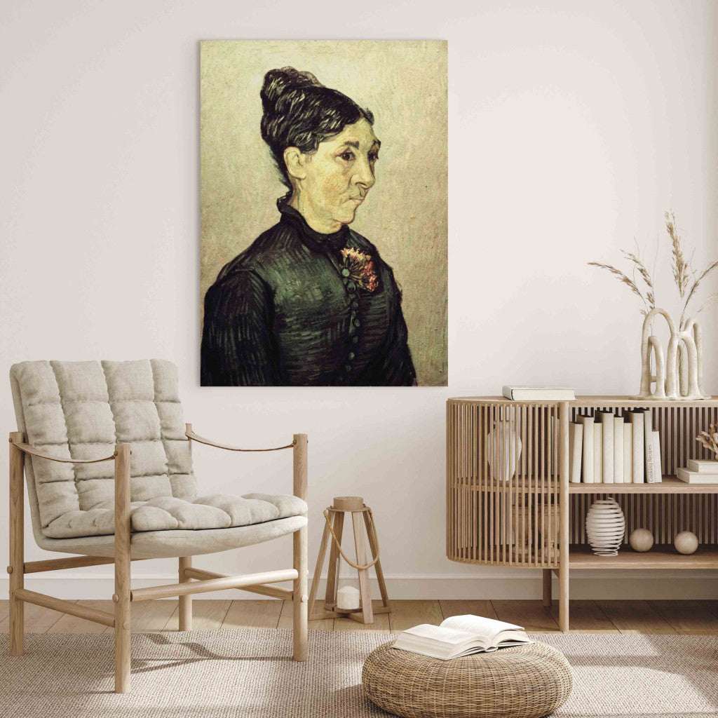 Gleznas reprodukcija - Vincent van Gogh - Portrait Madame Trabuc