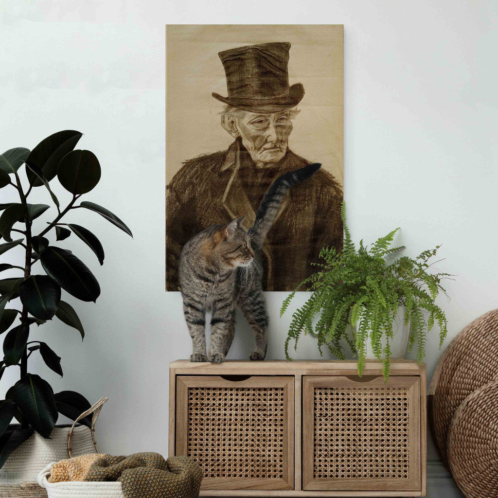 Gleznas reprodukcija - Vincent van Gogh - Old Man with a Top Hat