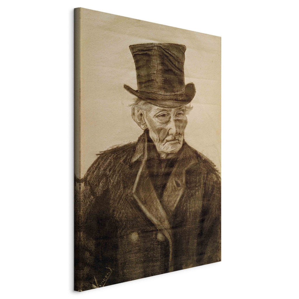 Gleznas reprodukcija - Vincent van Gogh - Old Man with a Top Hat
