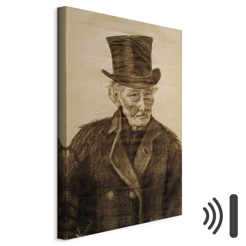 Gleznas reprodukcija - Vincent van Gogh - Old Man with a Top Hat