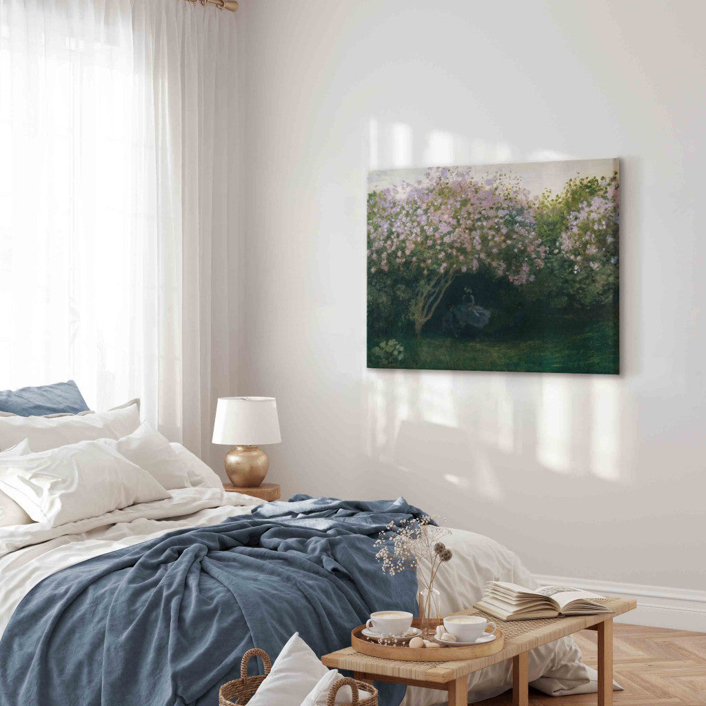 Gleznas reprodukcija - Claude Monet - Lilas, temps gris