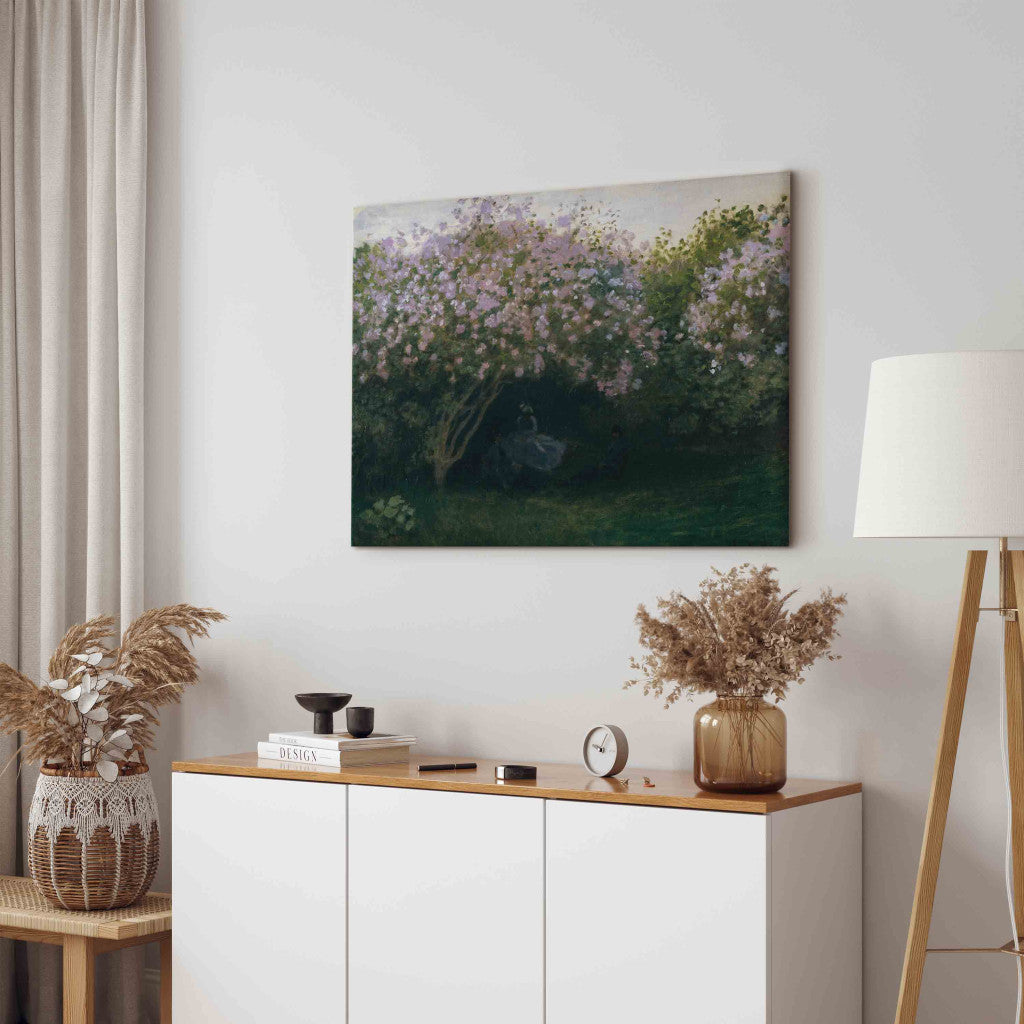 Gleznas reprodukcija - Claude Monet - Lilas, temps gris