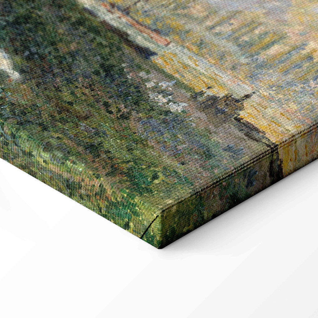 Gleznas reprodukcija - Claude Monet - Embankment of the Seine near Lavacourt