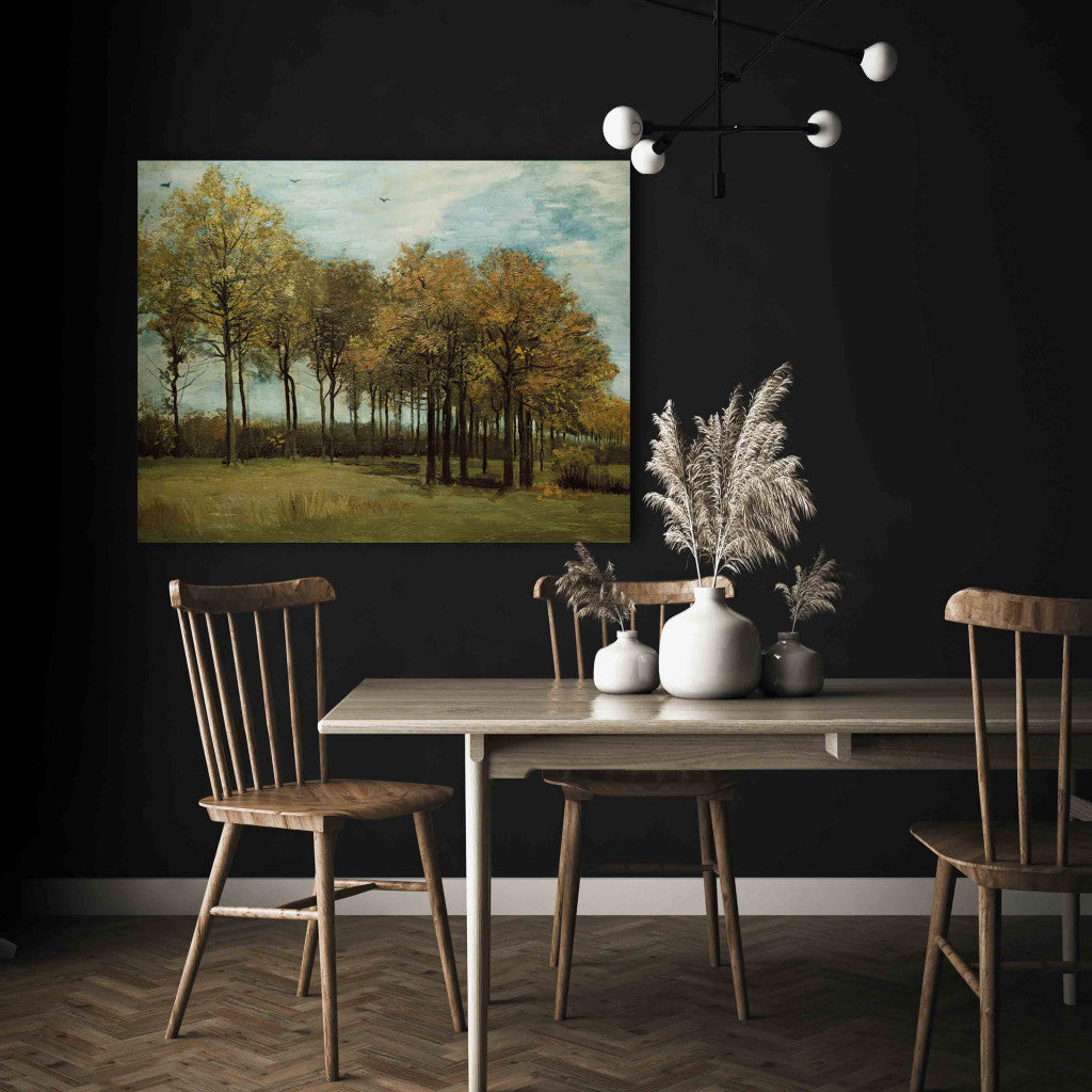 Gleznas reprodukcija - Vincent van Gogh - Autumn landscape