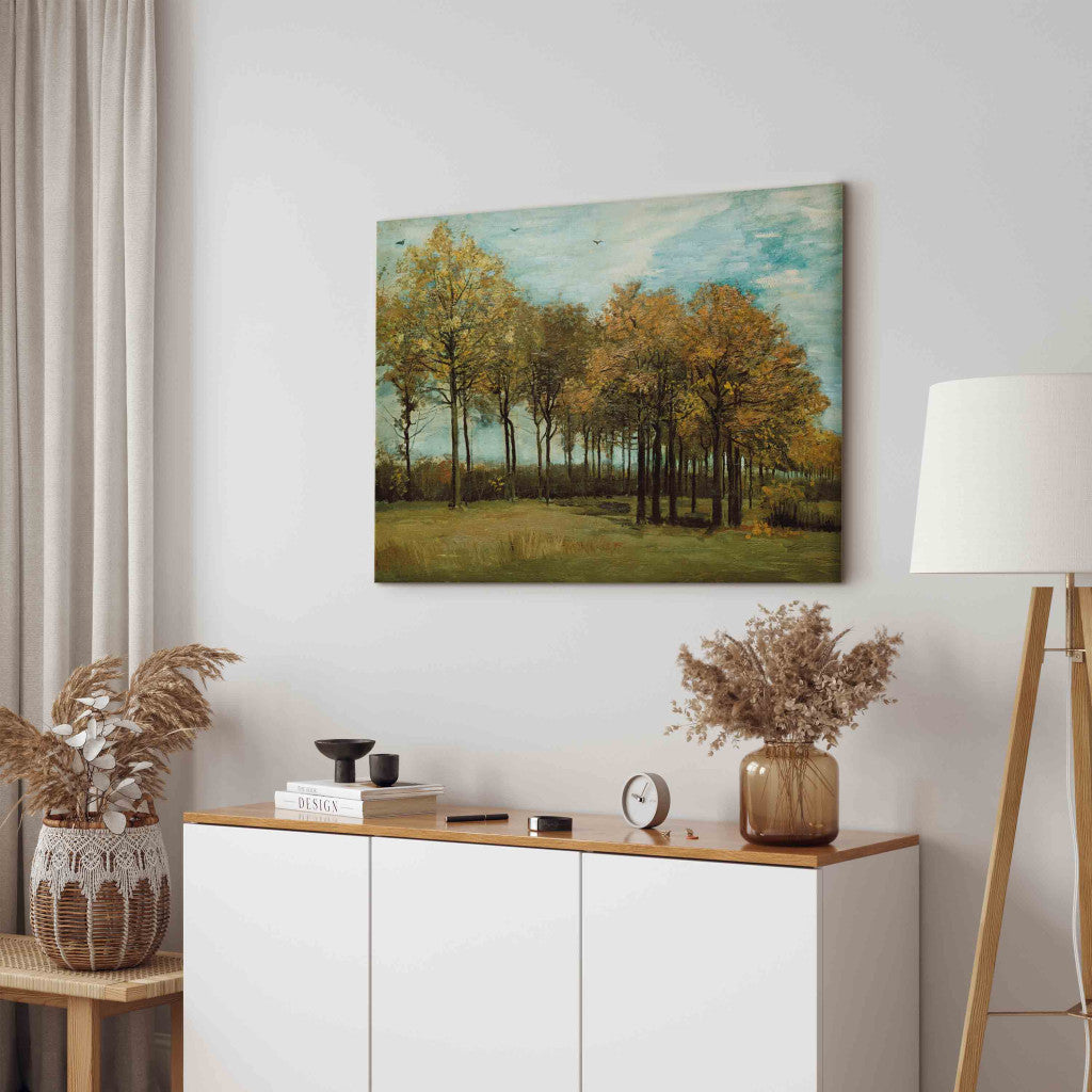 Gleznas reprodukcija - Vincent van Gogh - Autumn landscape