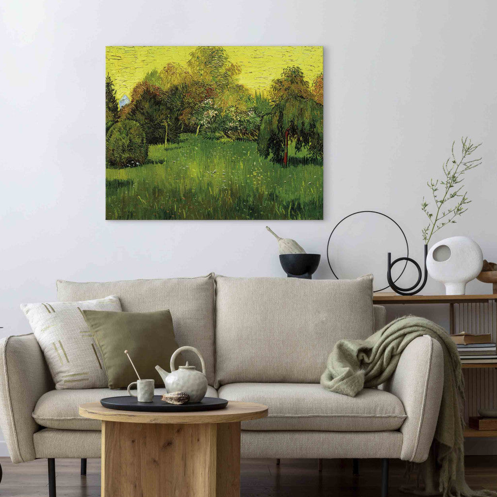 Gleznas reprodukcija - Vincent van Gogh - The Poet's Garden