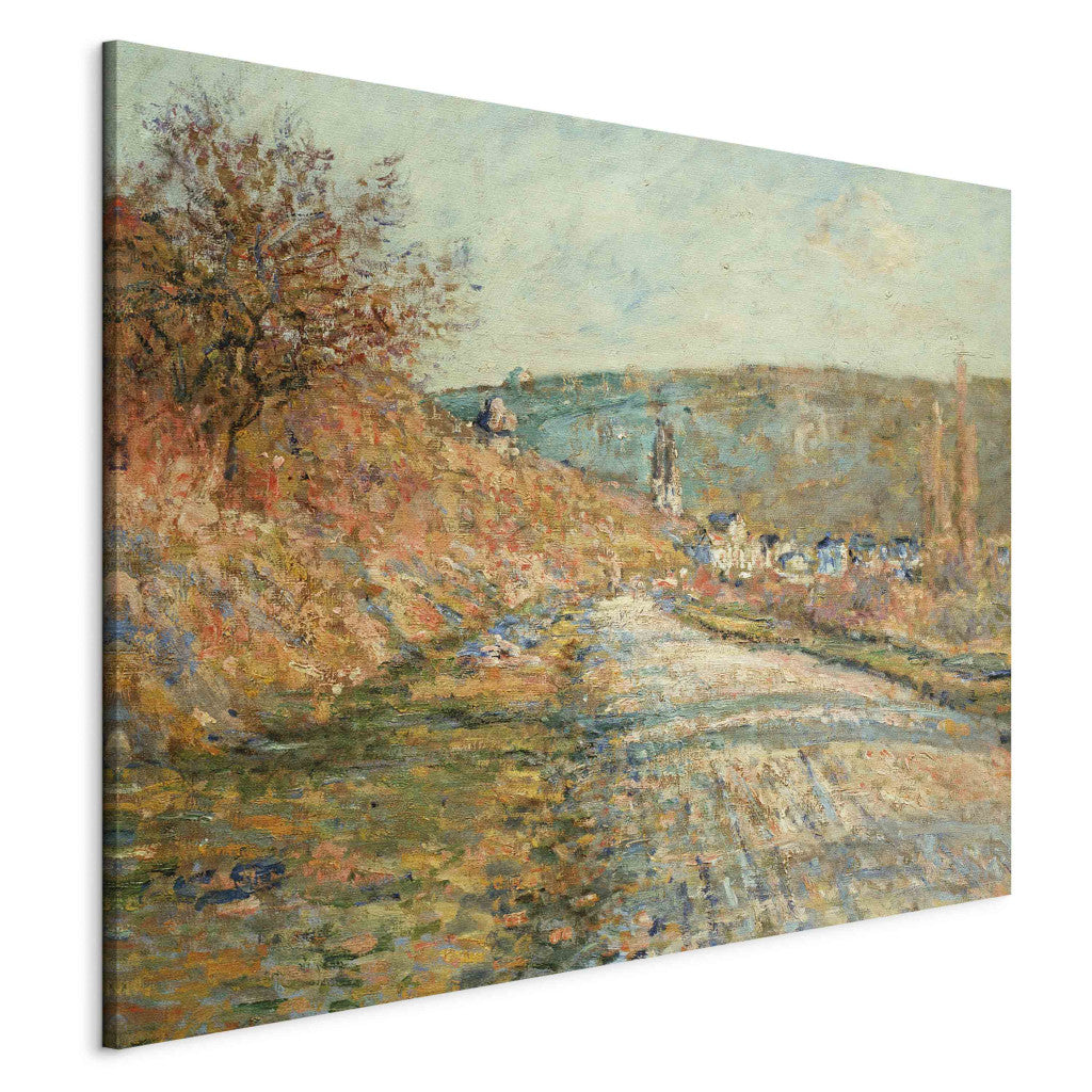Gleznas reprodukcija - Claude Monet - La route de Vetheuil