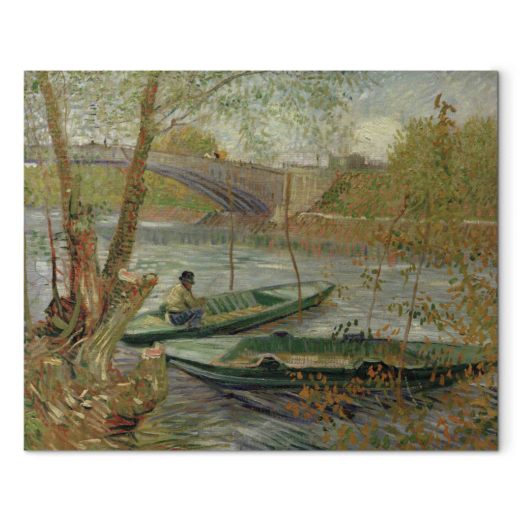 Gleznas reprodukcija - Vincent van Gogh - Fishing in Spring, the Pont de Clichy (Asnieres)