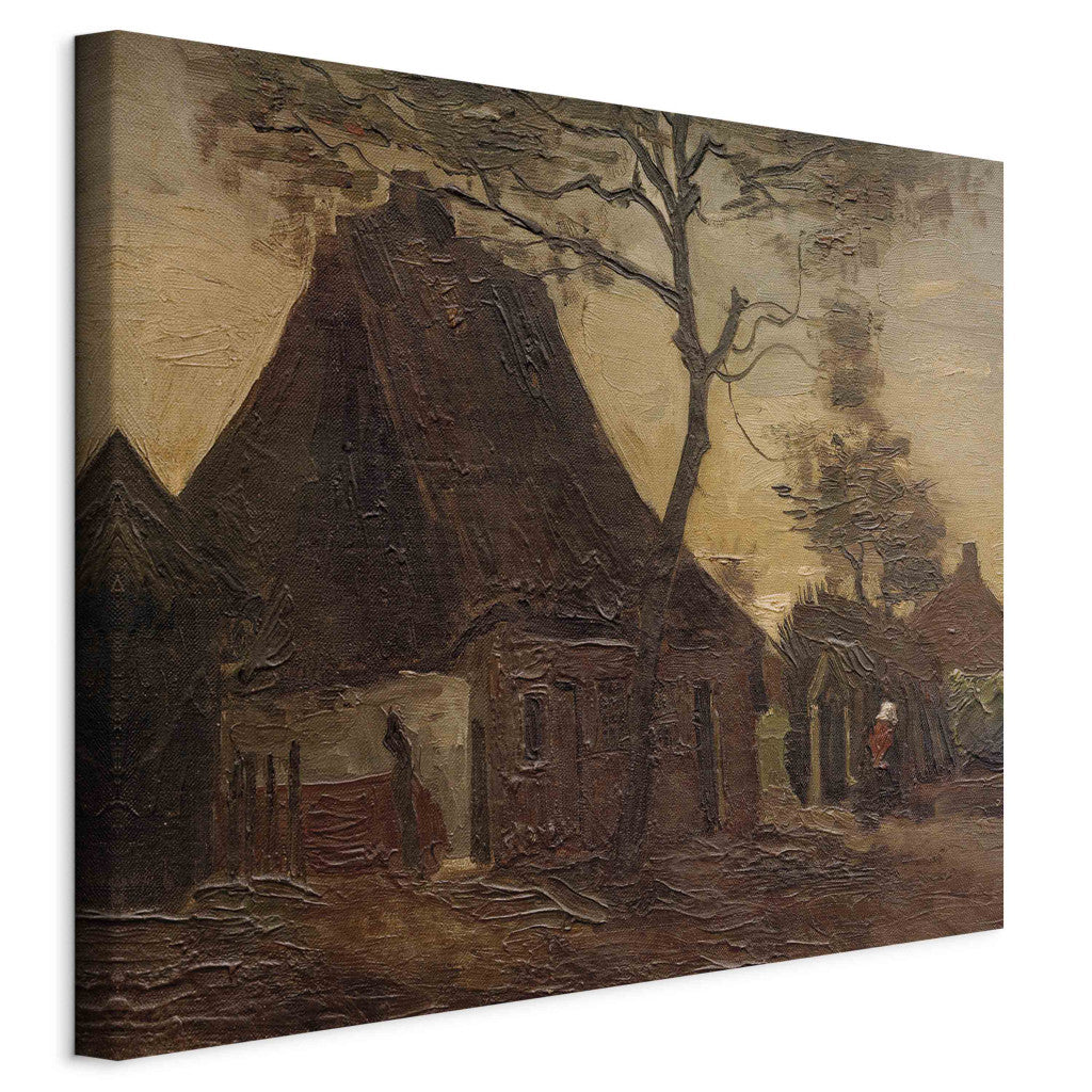 Gleznas reprodukcija - Vincent van Gogh - Boerenhuis, Nuenen