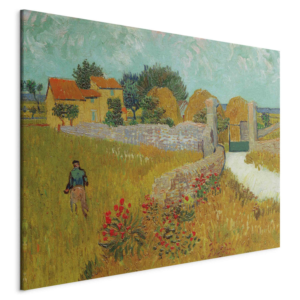 Gleznas reprodukcija - Vincent van Gogh - Un Mas de Provence