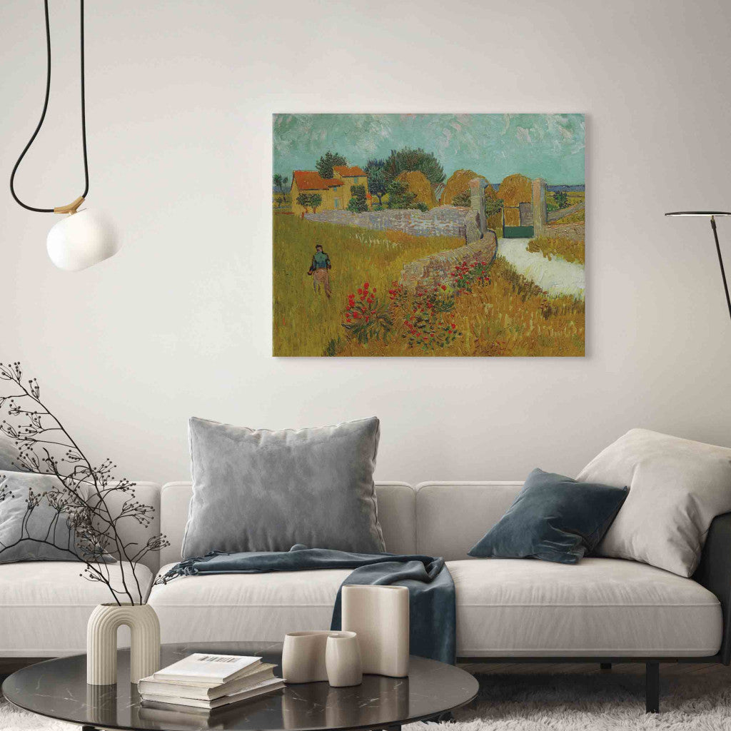 Gleznas reprodukcija - Vincent van Gogh - Un Mas de Provence