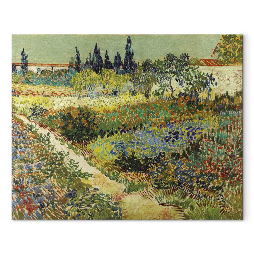 Gleznas reprodukcija - Vincent van Gogh - Flowering Garden with Path