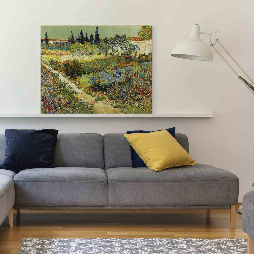 Gleznas reprodukcija - Vincent van Gogh - Flowering Garden with Path