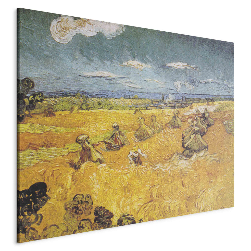 Gleznas reprodukcija - Vincent van Gogh - Wheat Field with Reaper