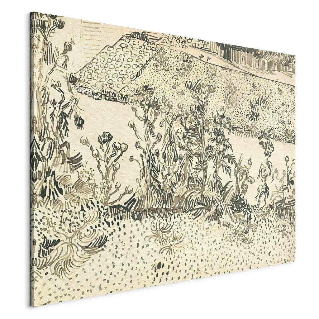 Gleznas reprodukcija - Vincent van Gogh - Thistles Along the Roadside