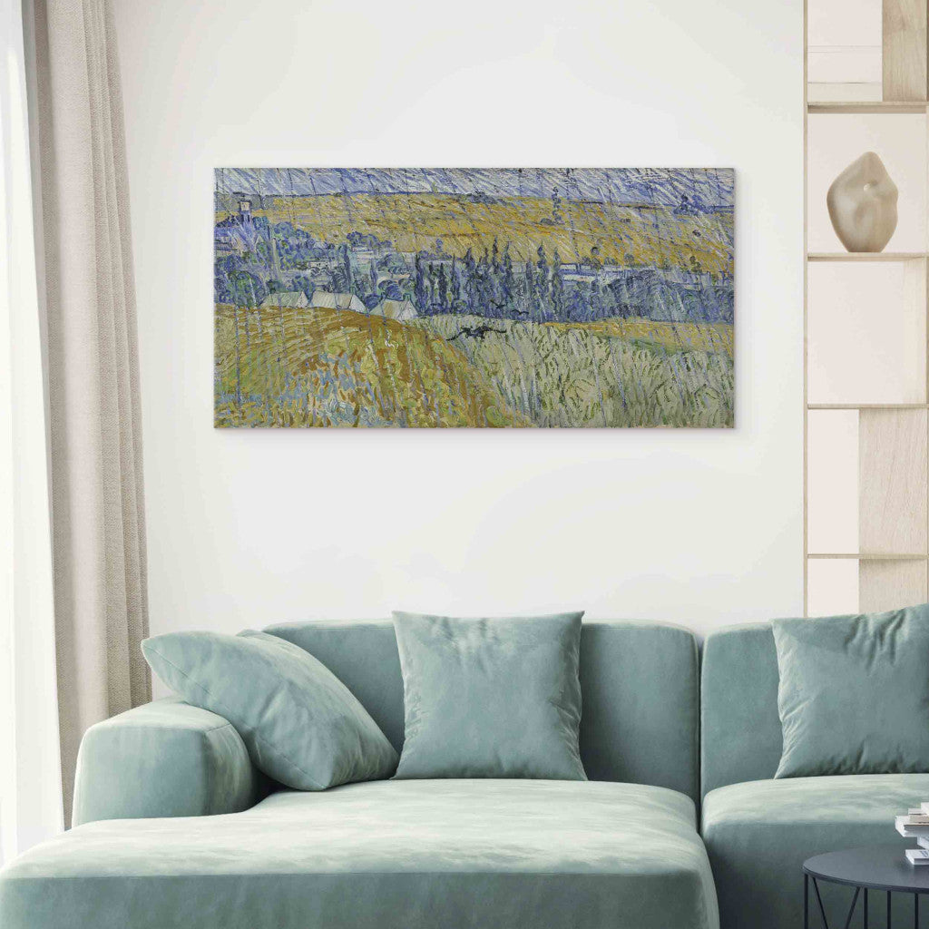 Gleznas reprodukcija - Vincent van Gogh - Auvers in the Rain