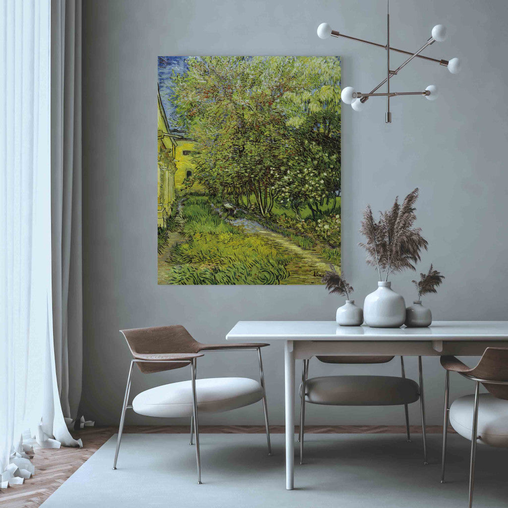 Gleznas reprodukcija - Vincent van Gogh - Garden of Saint -Paul Hospital