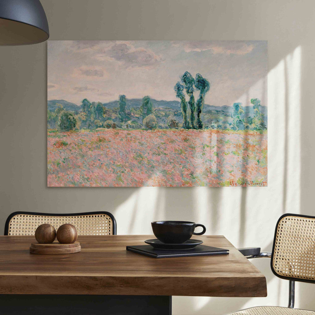 Gleznas reprodukcija - Claude Monet - Field with poppies (2. versija)