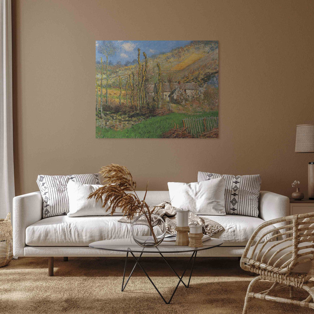 Gleznas reprodukcija - Claude Monet - Val de Falaise en hiver