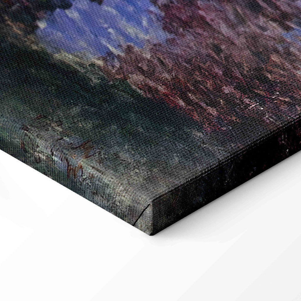 Gleznas reprodukcija - Claude Monet - Coin de jardin a  Montgeron
