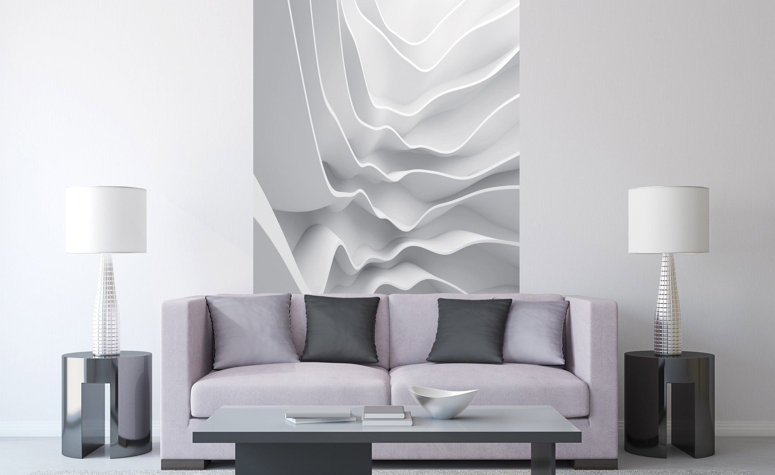 3D Flizelīna fototapetes - Futūristiskais vilnis 150 x 250 cm D-ART