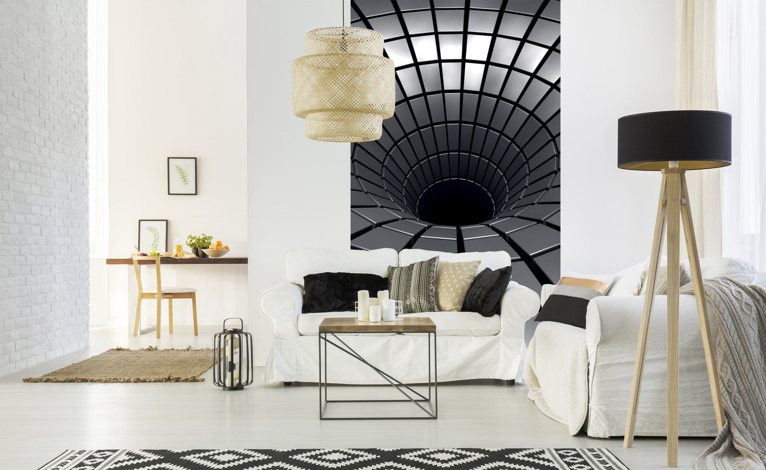 3D Flizelīna fototapetes - Melnais caurums 150 x 250 cm D-ART