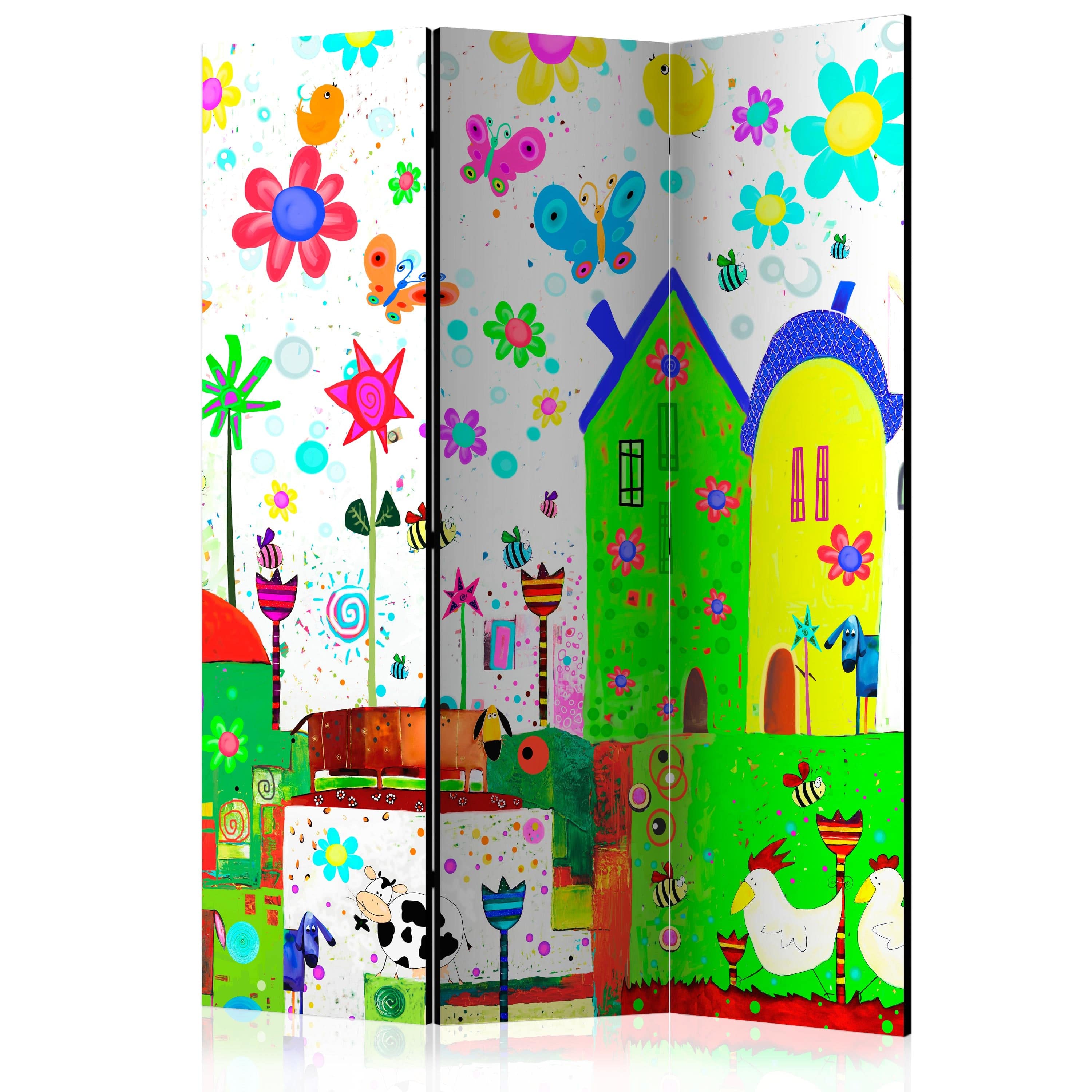 Aizslietnis 3-daļīgs - Laimīga ferma (135x172cm) 135x172 cm Home Trends
