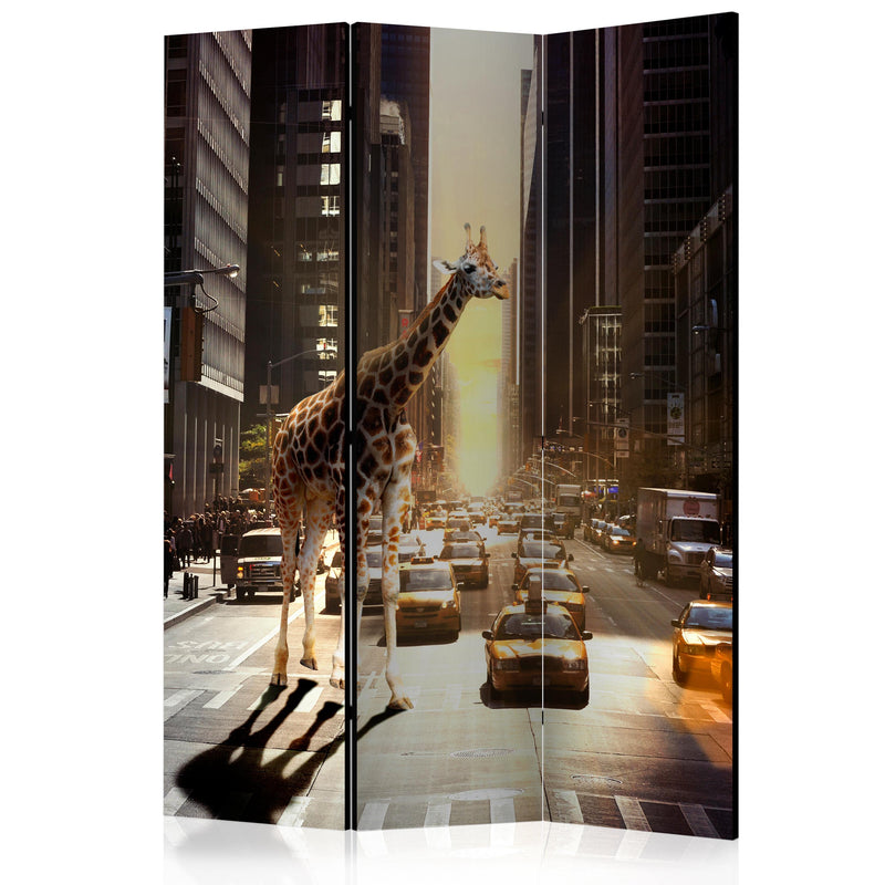 Aizslietnis 3-daļīgs - Žirafe lielajā pilsētā (135x172cm) 135x172 cm Home Trends