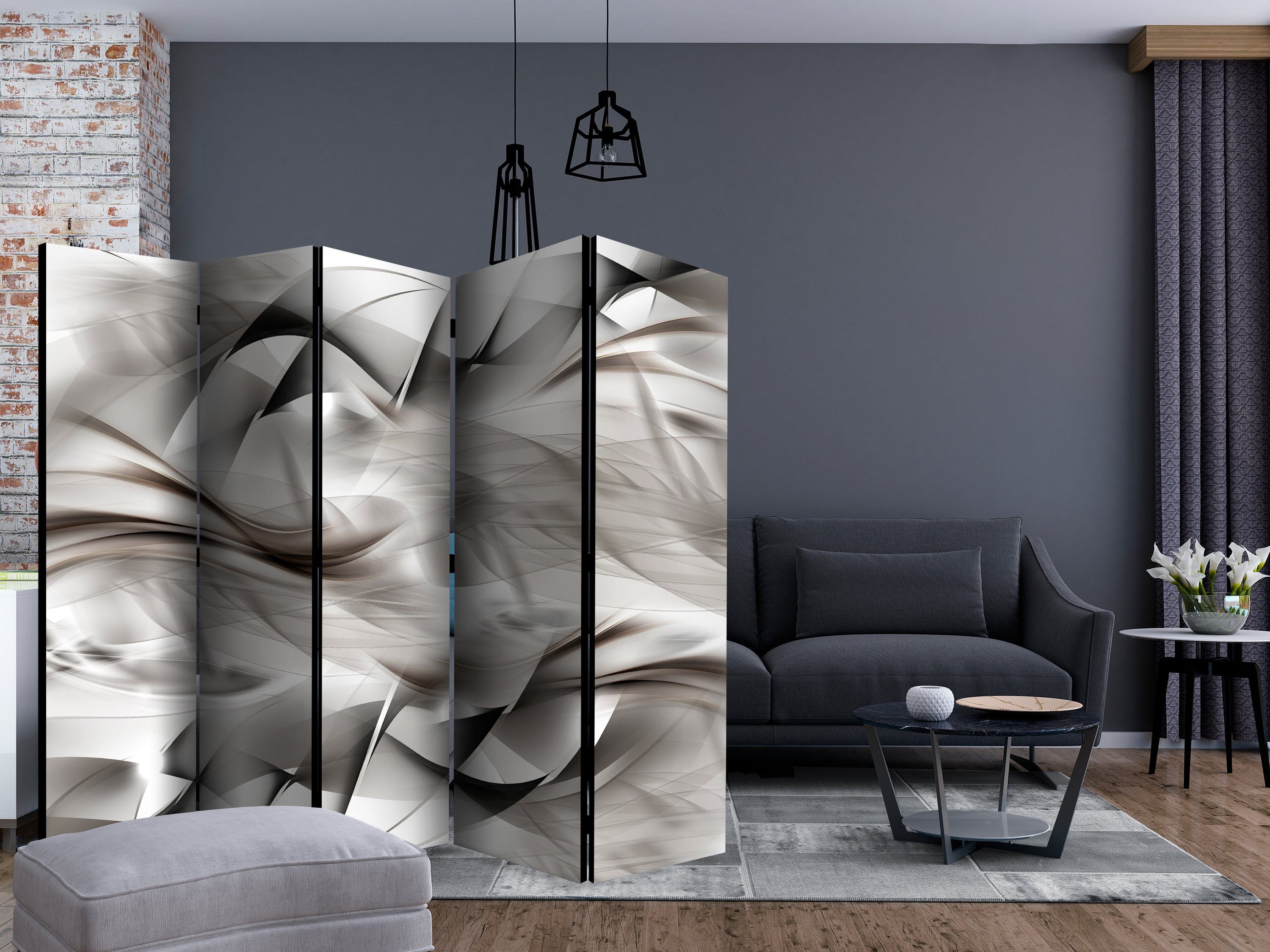Aizslietnis 5-daļīgs - Abstraktā pīne (225x172cm) 225x172 cm Home Trends