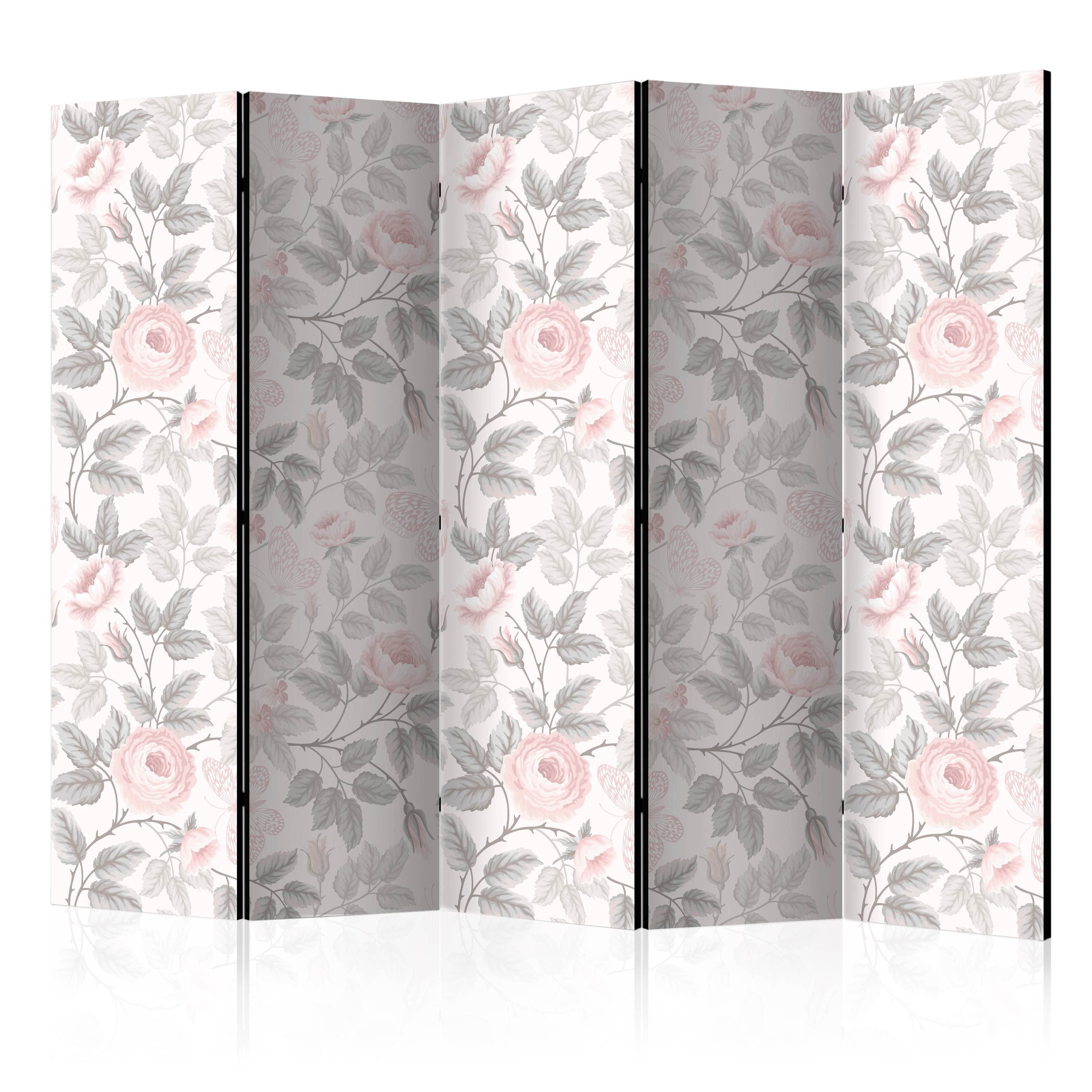 Aizslietnis 5-daļīgs - Akvareļu rozes (225x172cm) 225x172 cm Home Trends