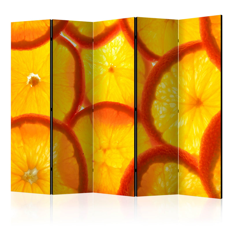 Aizslietnis 5-daļīgs - Apelsīnu šķēles (225x172cm) 225x172 cm Home Trends