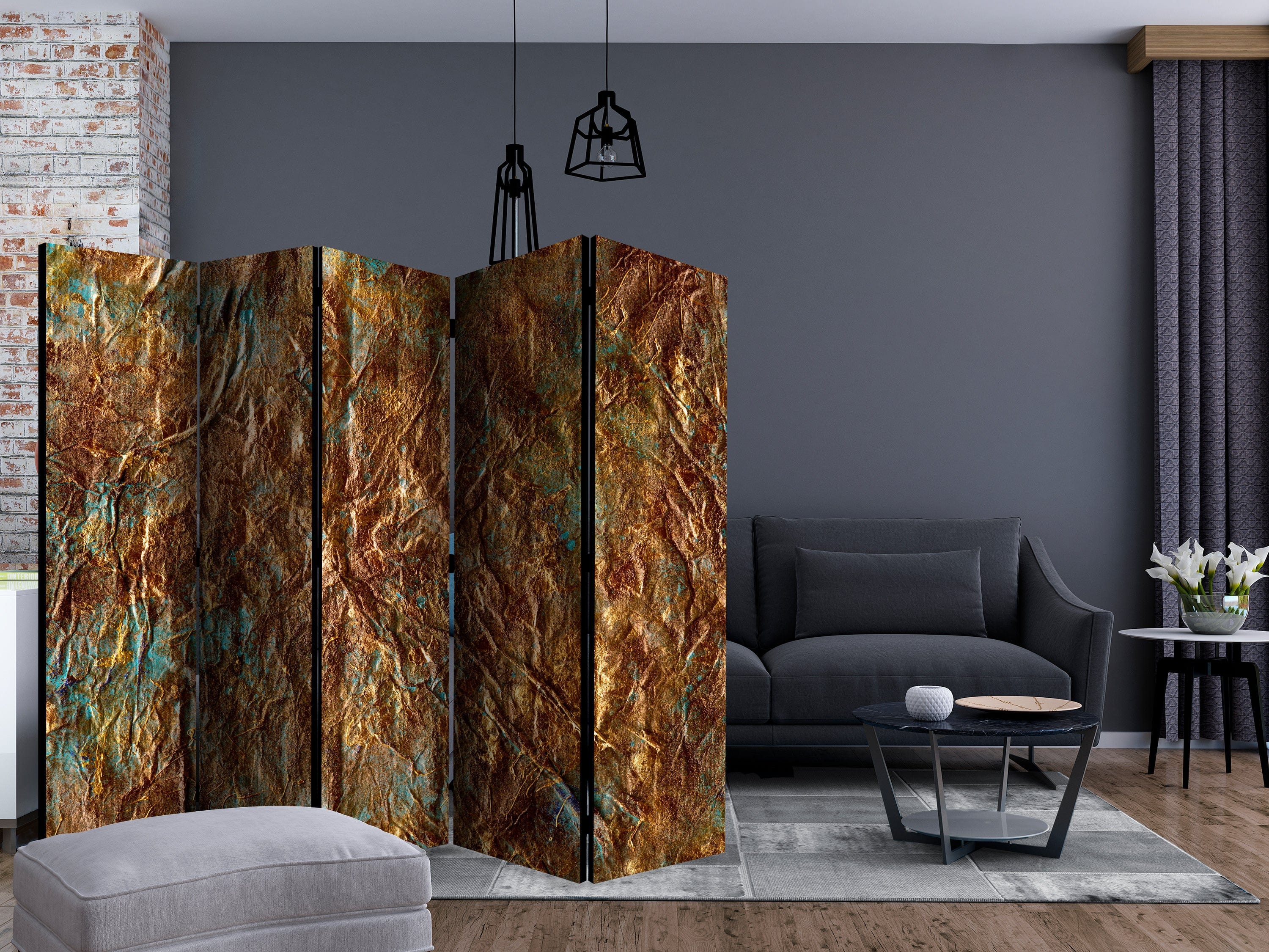 Aizslietnis 5-daļīgs - Atlantīdas zelts (225x172cm) 225x172 cm Home Trends