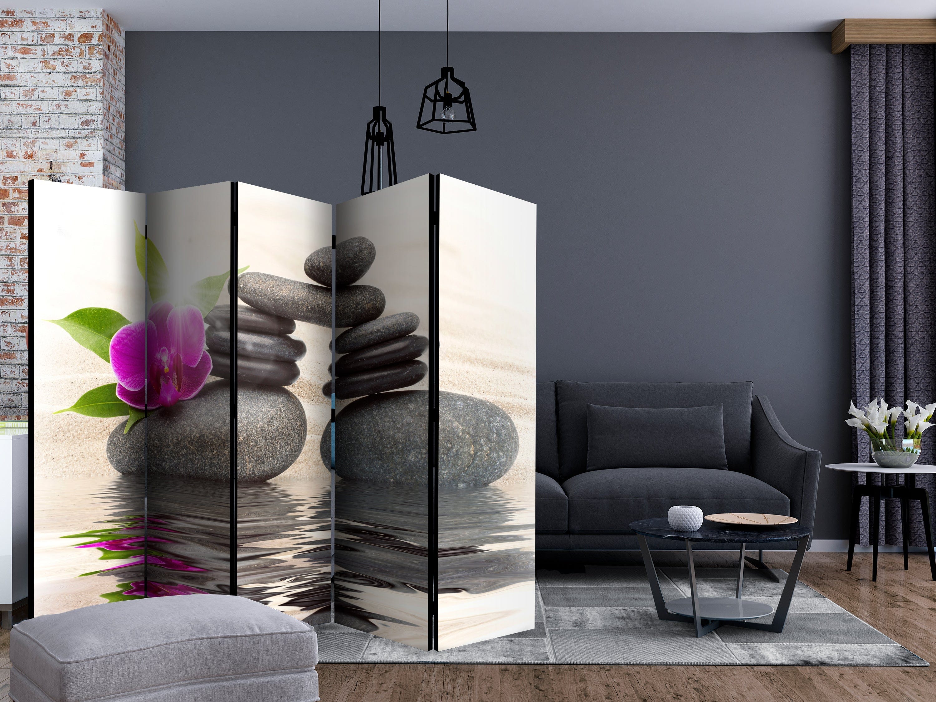 Aizslietnis 5-daļīgs - Atpūtas orhideja (225x172cm) 225x172 cm Home Trends