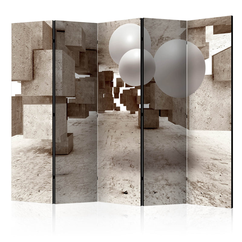 Aizslietnis 5-daļīgs - Betona labirints (225x172cm) 225x172 cm Home Trends