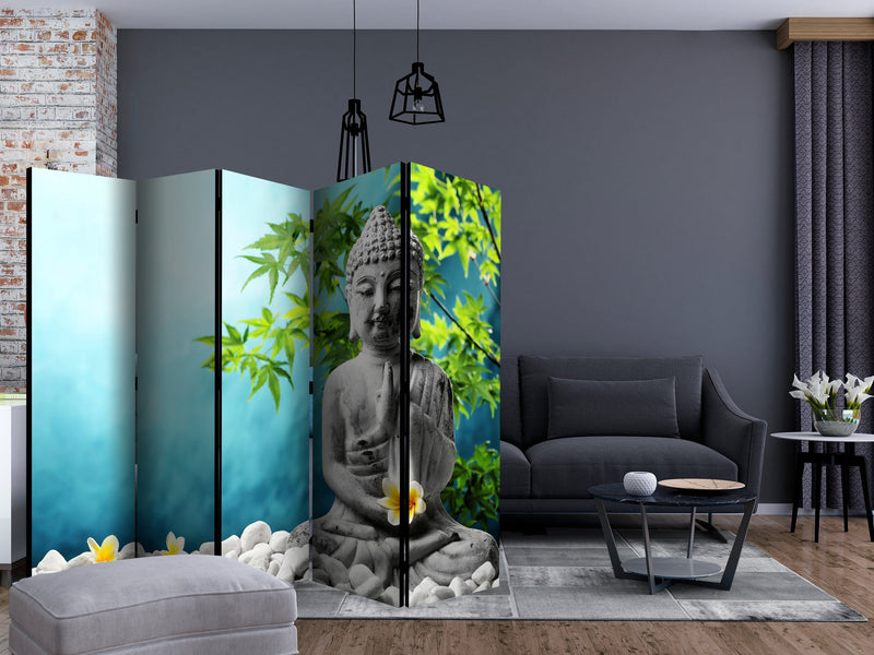 Aizslietnis 5-daļīgs - Buda - meditācijas skaistums (225x172cm) 225x172 cm Home Trends