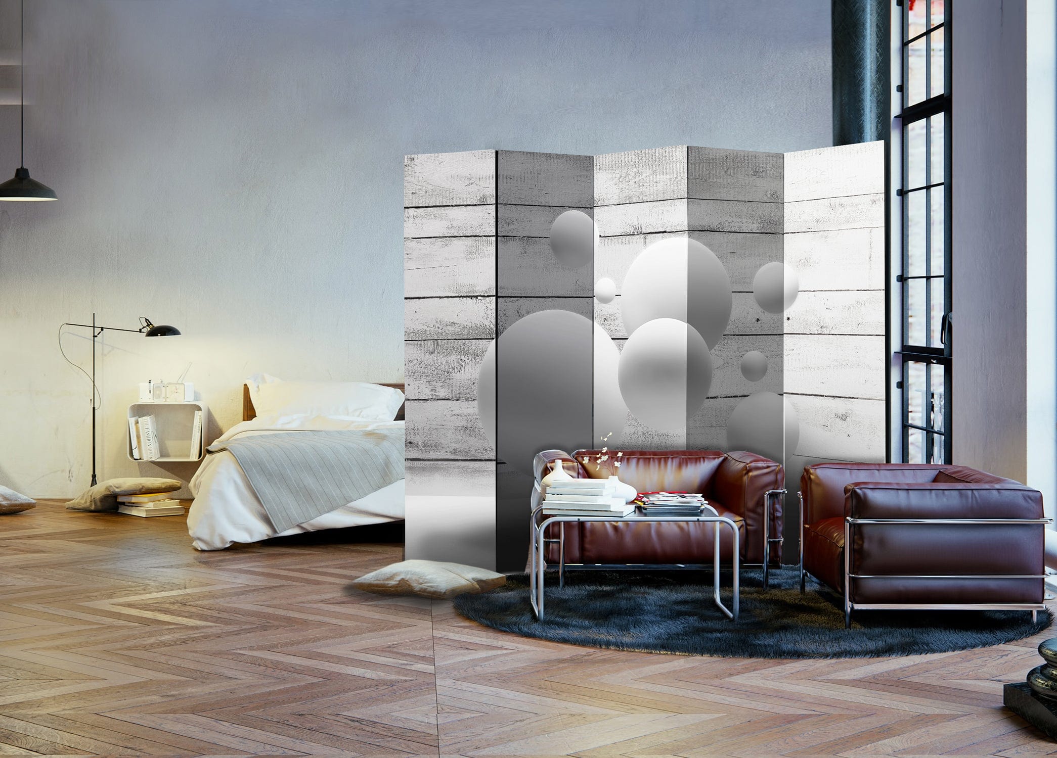 Aizslietnis 5-daļīgs - Bumbas (225x172cm) 225x172 cm Home Trends