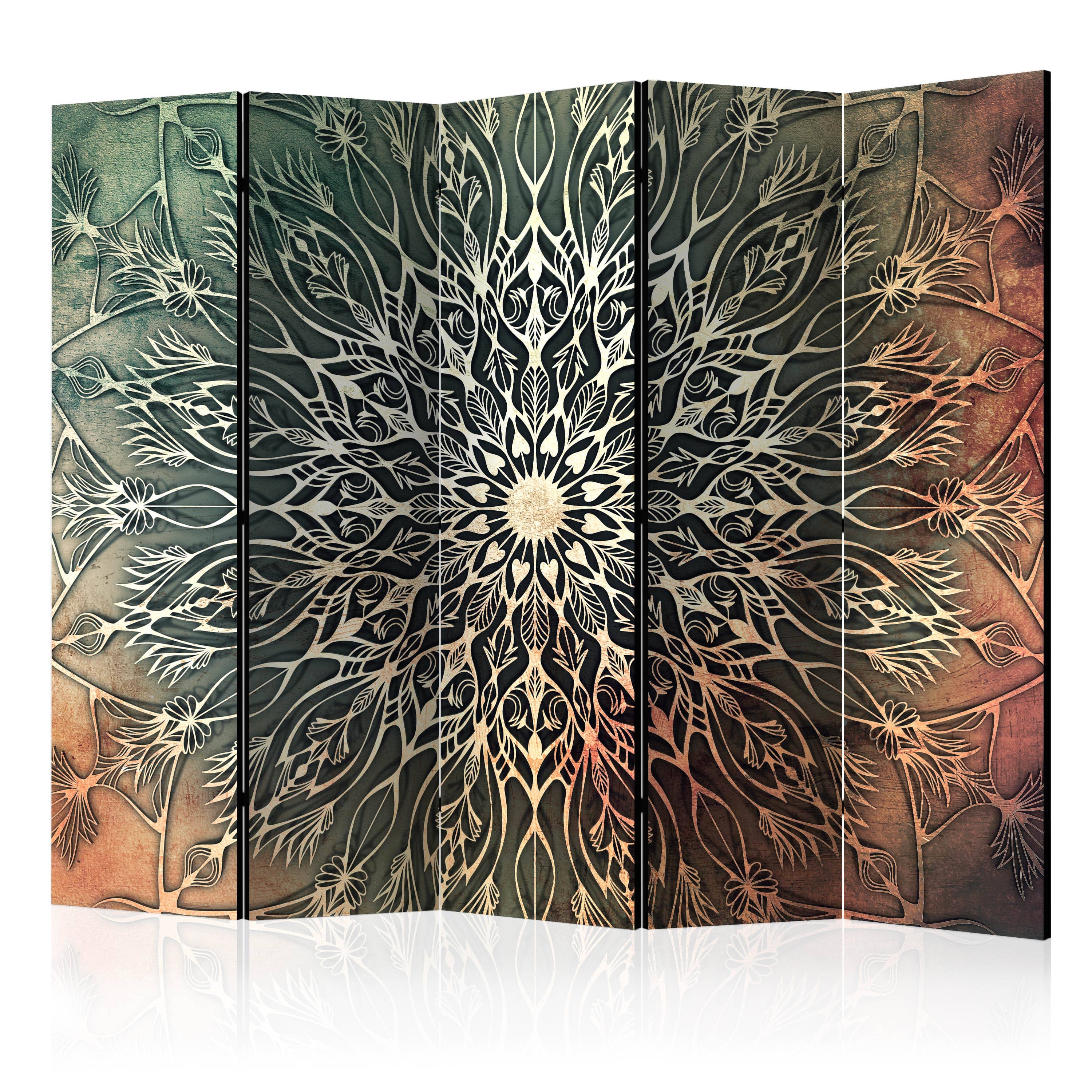 Aizslietnis 5-daļīgs - Centrs (zaļš) (225x172cm) 225x172 cm Home Trends