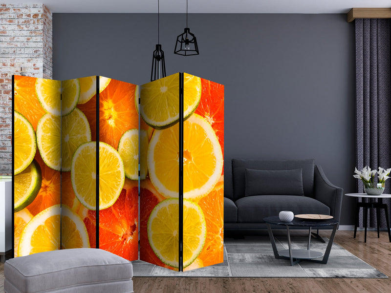 Aizslietnis 5-daļīgs - Citrusaugļi (225x172cm) 225x172 cm Home Trends