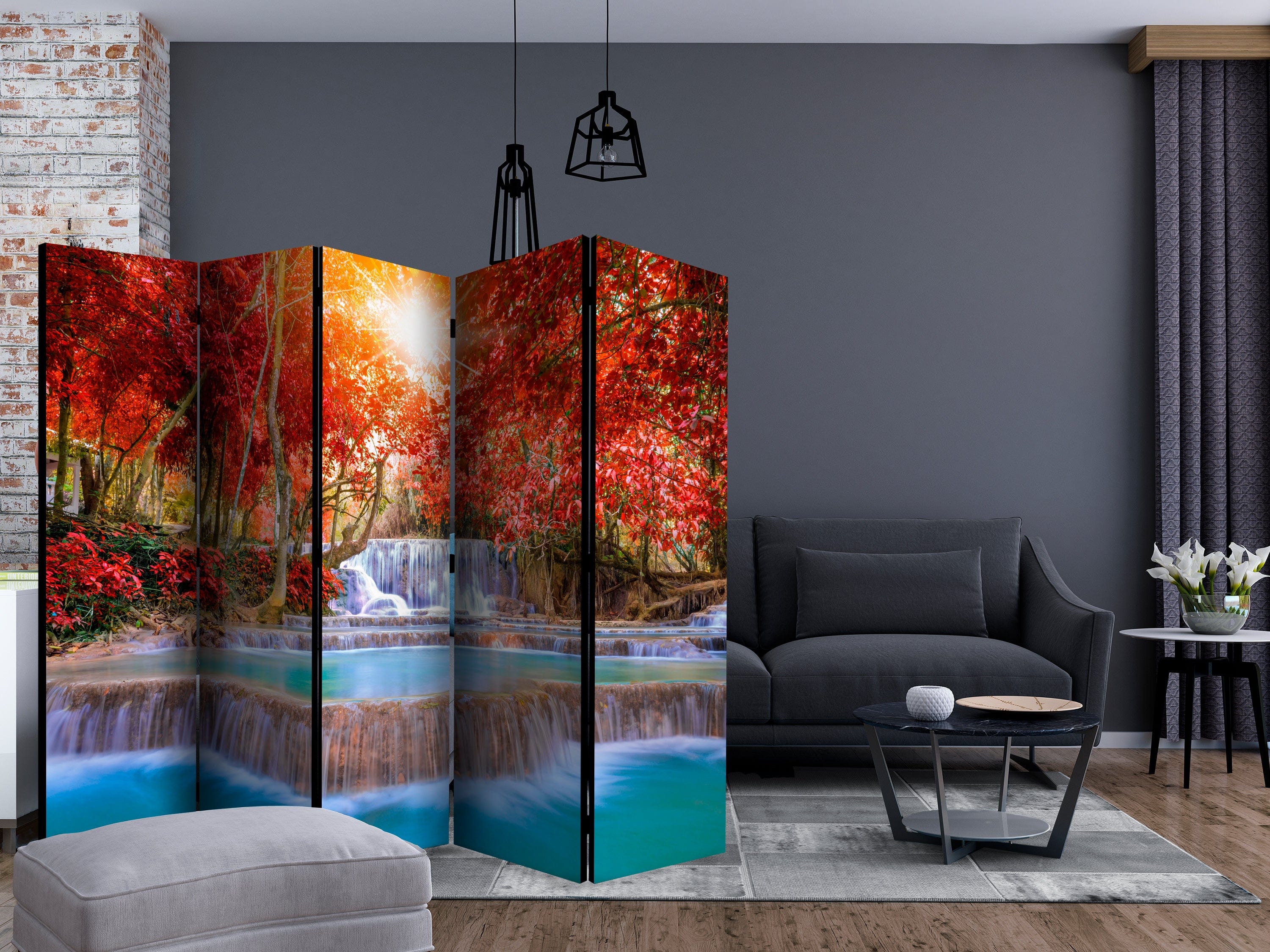 Aizslietnis 5-daļīgs - Dabas burvība (225x172cm) 225x172 cm Home Trends