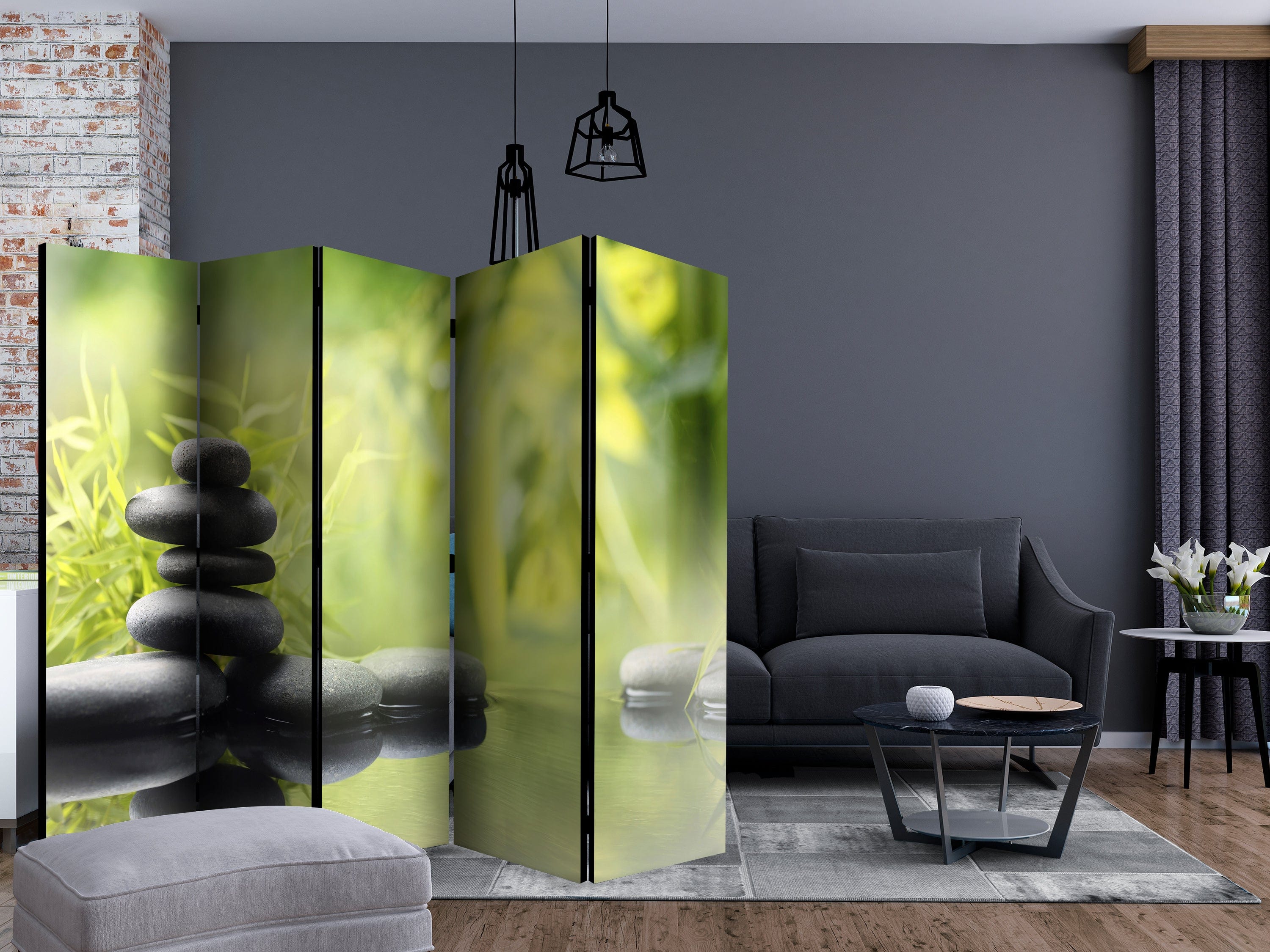 Aizslietnis 5-daļīgs - Dabas miers (225x172cm) 225x172 cm Home Trends