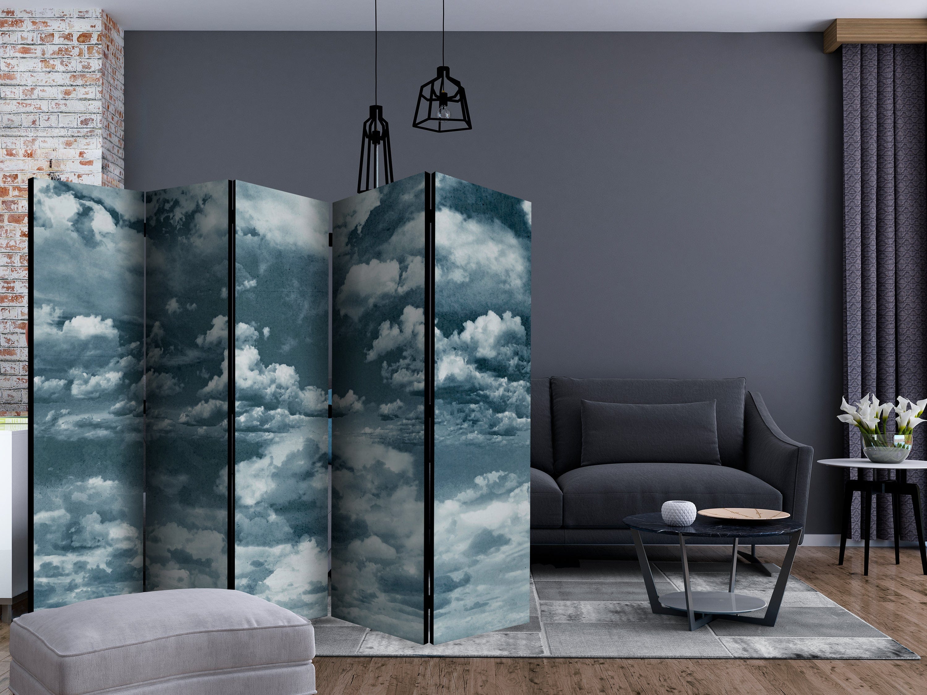 Aizslietnis 5-daļīgs - Debesis, es esmu debesīs... (225x172cm) 225x172 cm Home Trends
