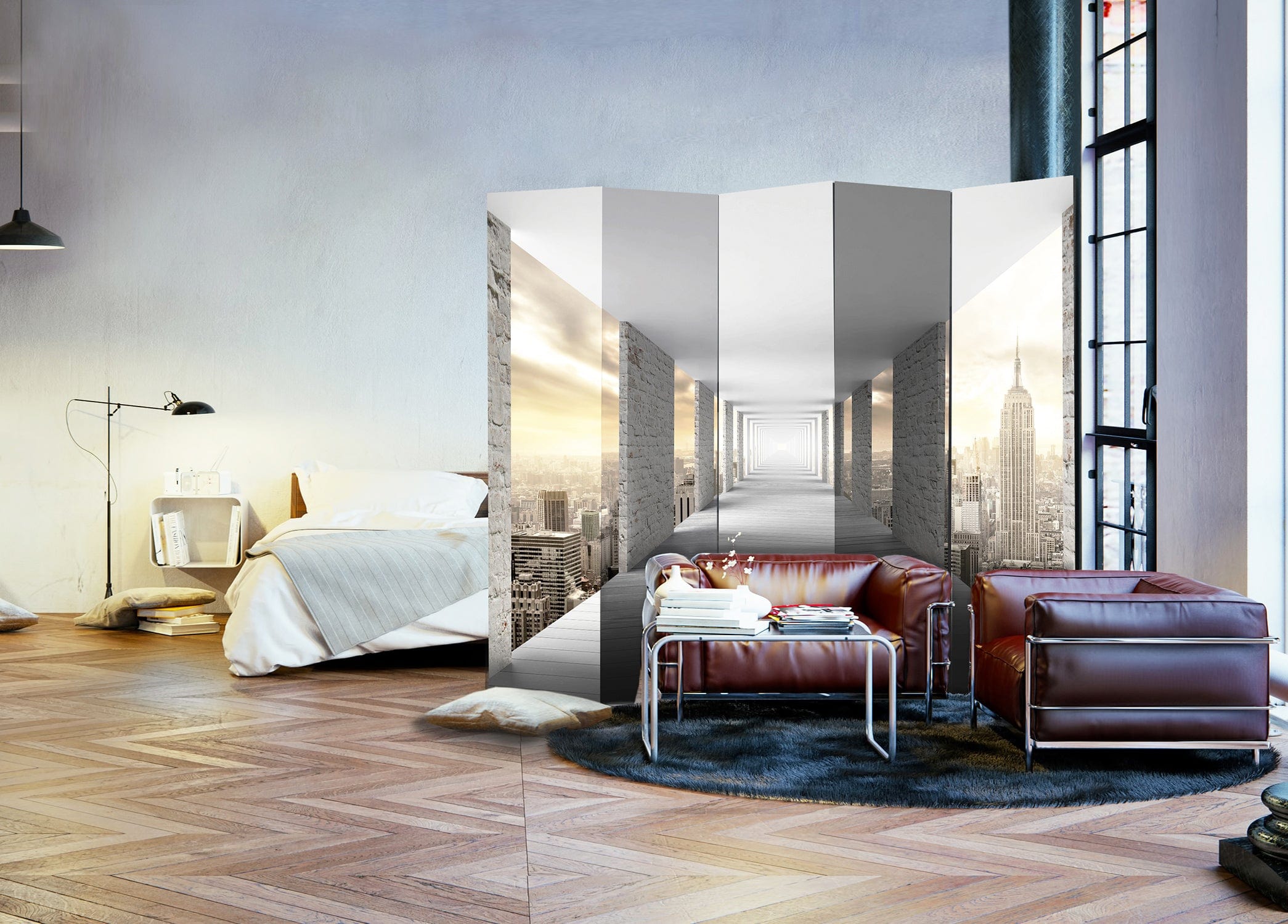 Aizslietnis 5-daļīgs - Debesu koridors (225x172cm) 225x172 cm Home Trends