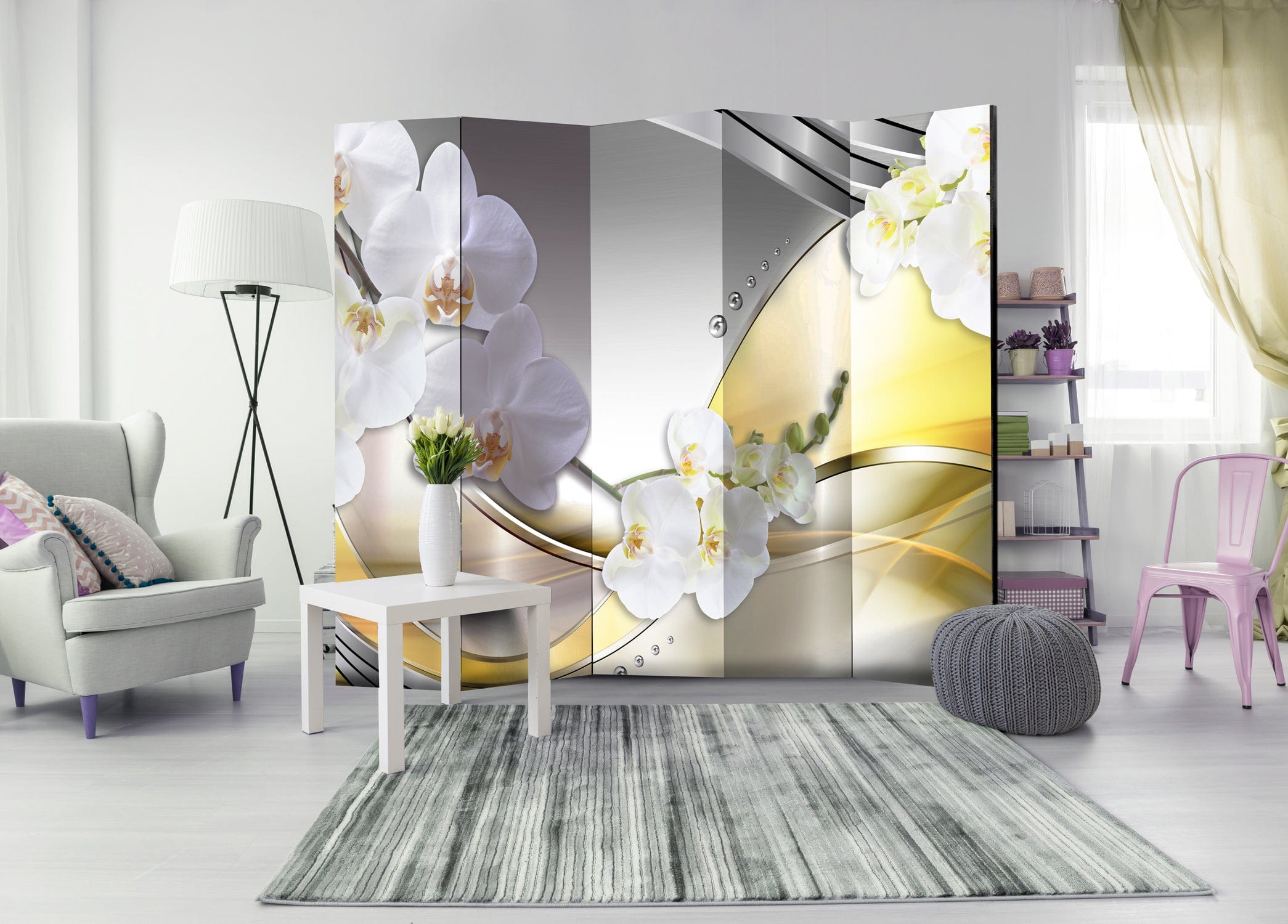 Aizslietnis 5-daļīgs - Dzeltenais ceļojums (225x172cm) 225x172 cm Home Trends