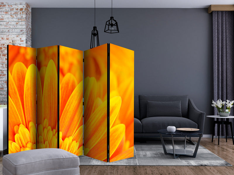 Aizslietnis 5-daļīgs - Dzeltenas gerberas (225x172cm) 225x172 cm Home Trends